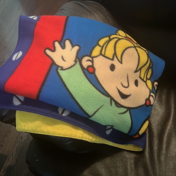 Vintage Bob The Builder Rare Fun Fleece Throw Blanket - Picture 12 of 14